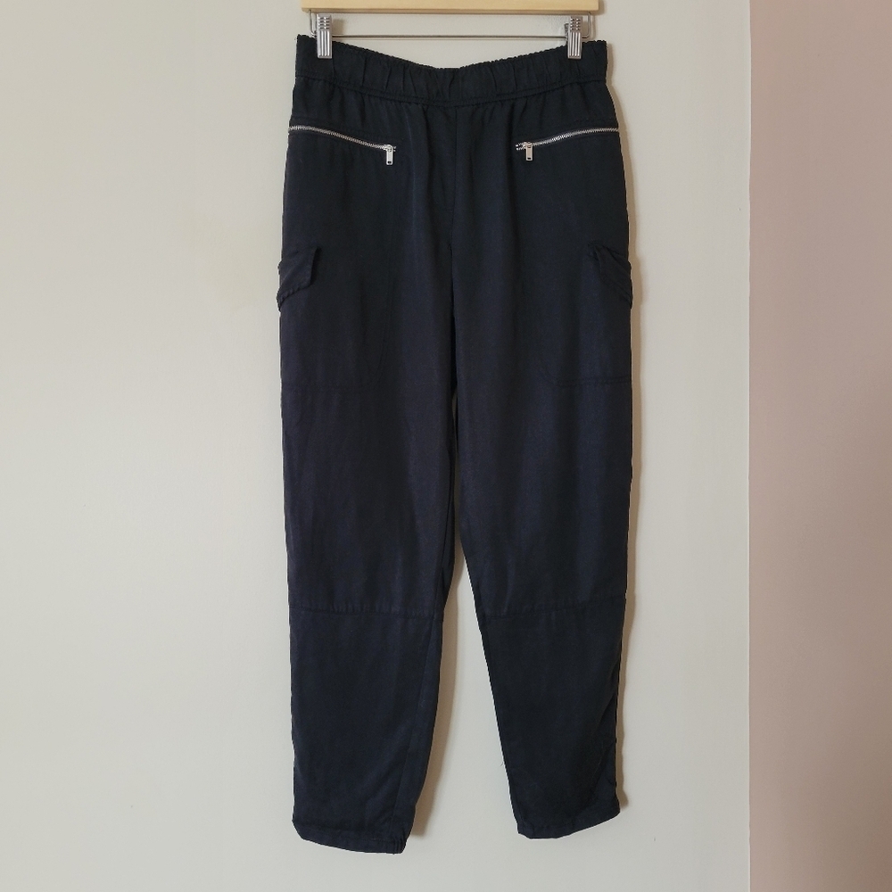 Aritzia Babaton Women's Raegan Lyocell Jogger Lounge Cargo Pants Size Medium